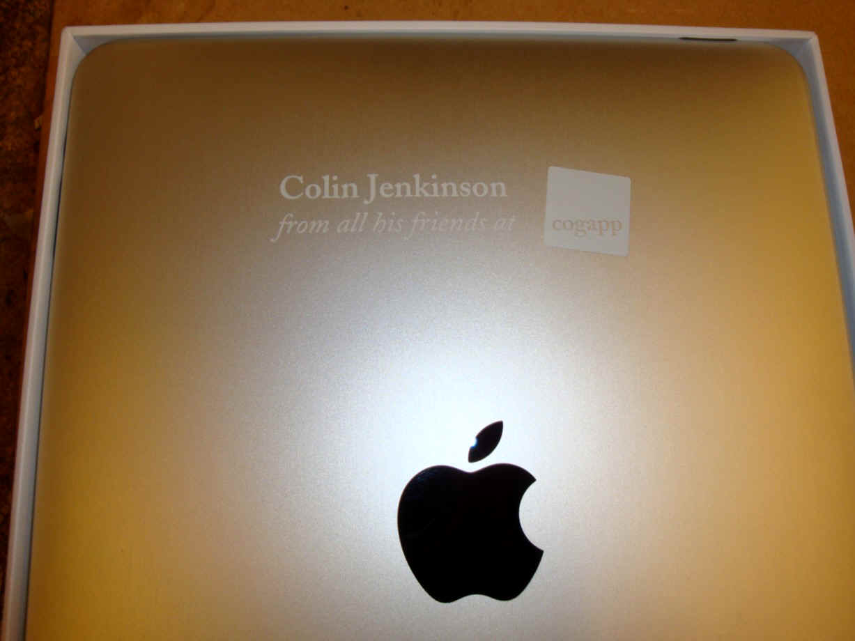 ipad custom engraving for gift