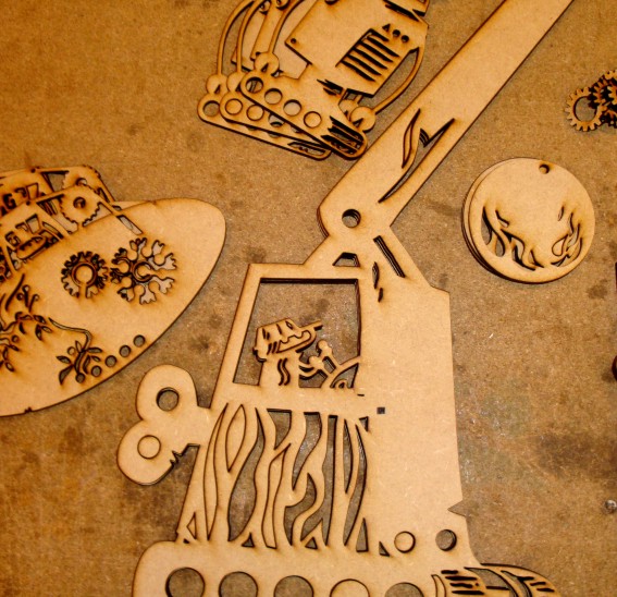 Laser cut MDF